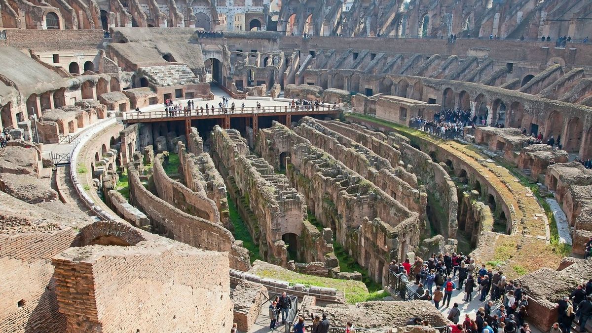 Koloseum bude mít novou podlahu. Nabídne arénu z pohledu gladiátorů